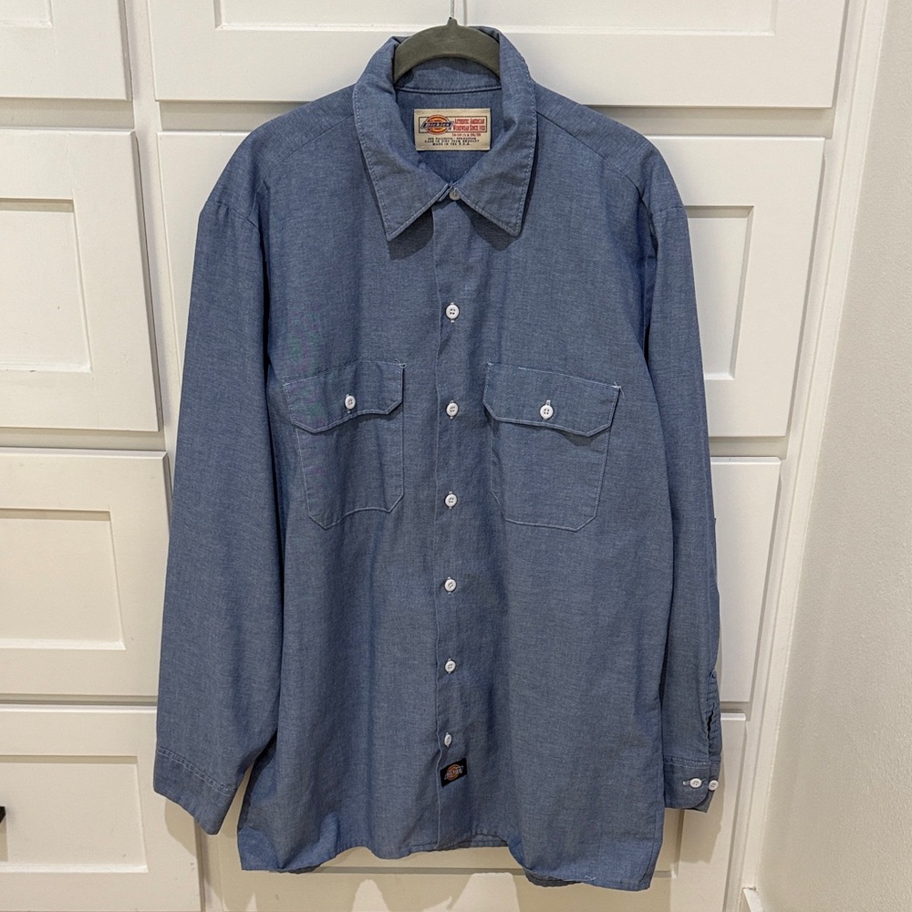 Vintage Dickies Chambray Button-Up Shirt
